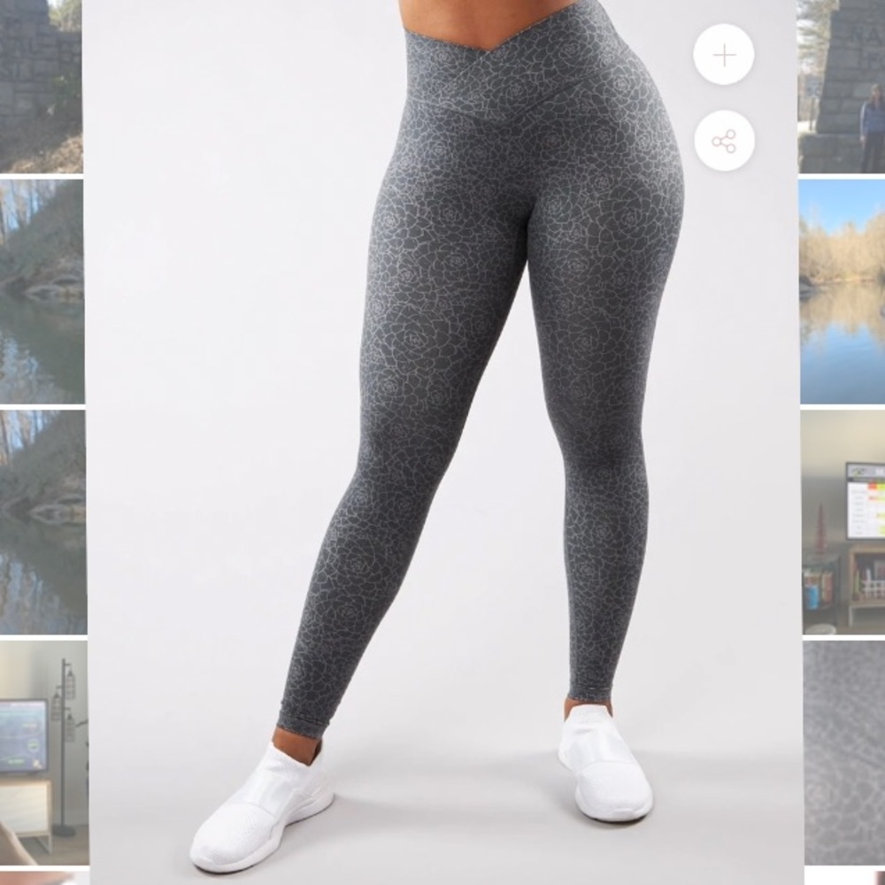 Buffbunny siren leggings in Eden print